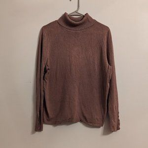 Lane Bryant, Brown Turtleneck Sweater, size 14/16